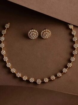 Tanishq diamond replica neckpiece