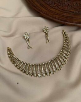 Lerora Kerala Designed AD Gold Set LJ1