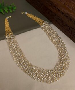 Lerora 15 Layered White Pearl Mala LJ1