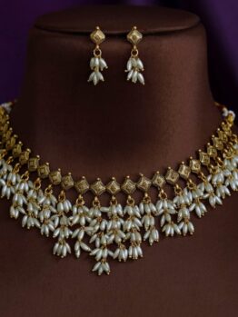 Lerora Luxe Rice Pearl Gold Set LJ1