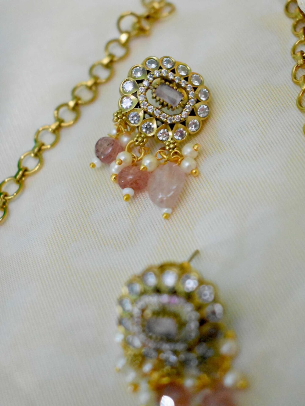 Lerora Elephant Choker AD Beads & Kundan Set – Majestic Elegance 🐘✨