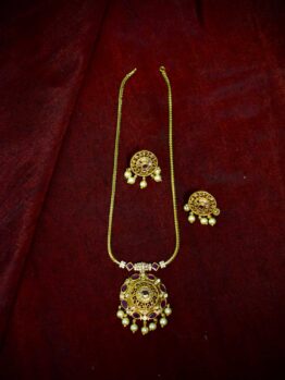 Lerora Chain Linked Pendant Gold AD Set – Radiant Elegance ✨