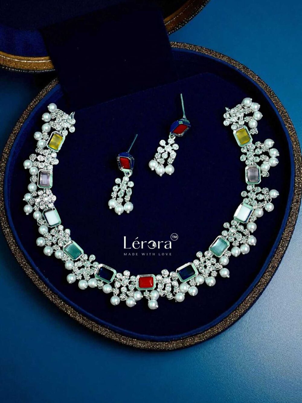 Lerora Silver AD Pearl Multicolor Set LJ3