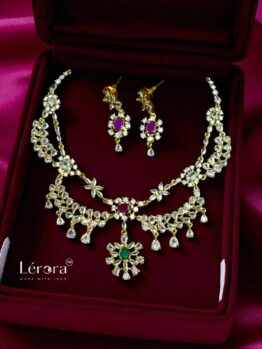 Lerora - Queen Glamour with American Diamond set LJ3