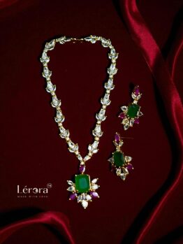 Lerora AD Green & Pink Diamond Set LJ3