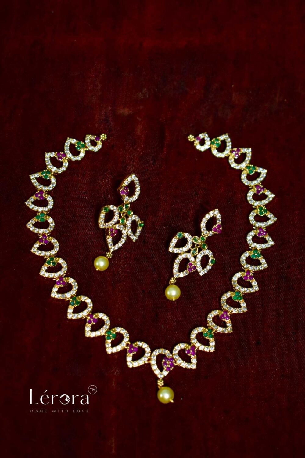 Lerora Leaf design GOLD AD set