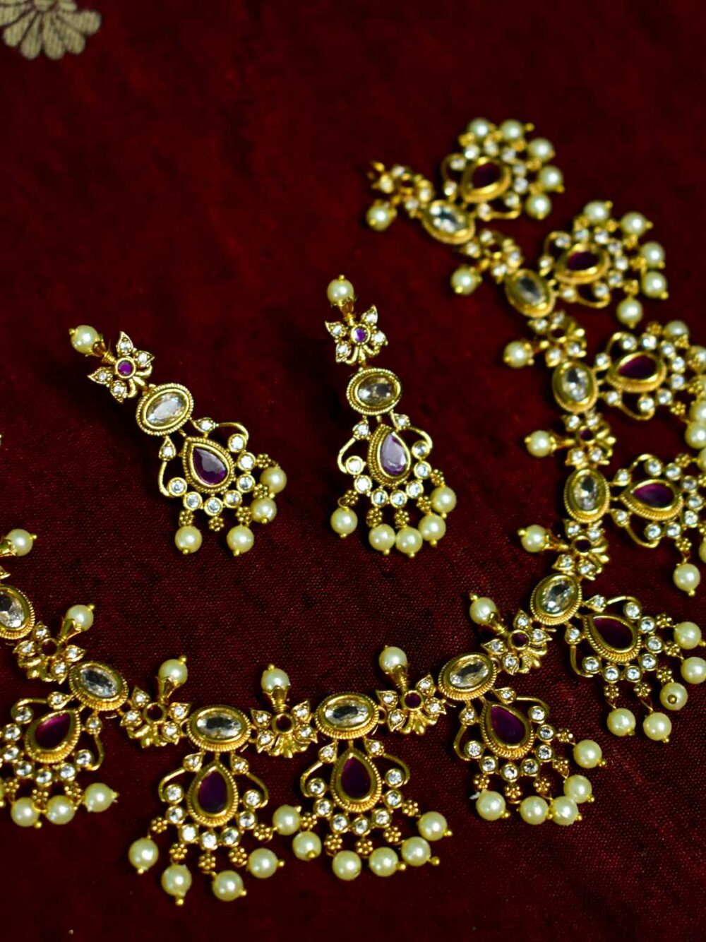 Lerora – Gold Guttapusalu Necklace Set LJ4 - Image 2