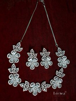 Lerora Bloom in sparkle with this white floral masterpiece