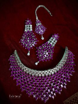 💖 Lerora Pink AD Bridal Choker