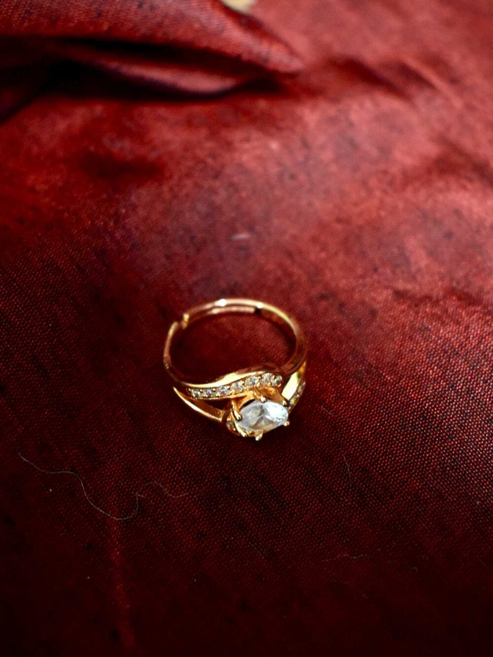 💍💛 Lerora Gold Diamond Ring Anti Tarnish - Image 2