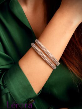 🌹 Lerora Rose Gold Look-Alike Diamond Bangle