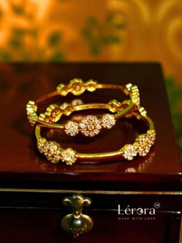 ✨ Lerora Antique Gold 22K Bangle