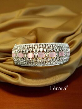 🌸 Lerora Pink Bridal Bracelet