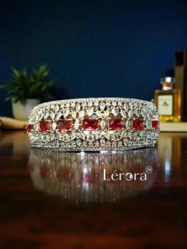 ❤️ Lerora Ruby Bridal AD Bracelet