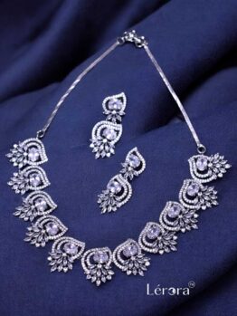 Lerora White Diamond Jewelry Set