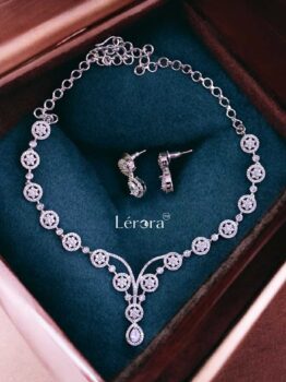 🤍 Lerora White Deepika Wear AD Set LJ7