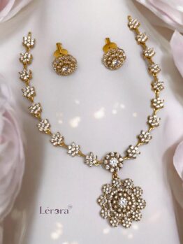 Lerora Tanishq Lookalike AD Pendant Set✨LJ3