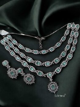 Lerora Mint Three-Layered AD Jewellery Set 🩵LJ9