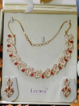 Lerora Rose Gold AD Designer Stiff Set🌸LJ8