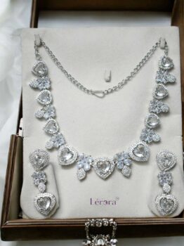Lerora White Heart Diamond AD Set🤍LJ8