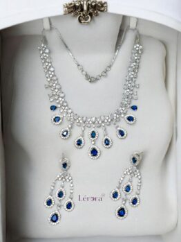 Lerora Blue Bridal Rain Drop AD Set💙LJ8