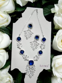 Lerora Blue Rhodium Plated AD Set💙LJ8