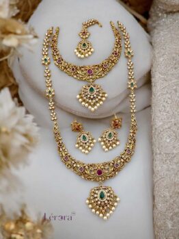 Lerora Bridal Gold Combo Set Affordable Luxury for Brides ✨👑LJ6