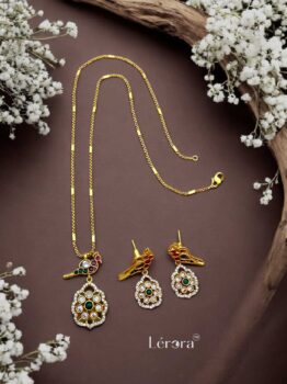 🦚Lerora Peacock Long Chain & Pendant Set for Women LJ6